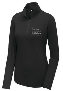 OA Sport-Tek® Ladies' PosiCharge® Tri-Blend Wicking 1/4-Zip Pullover Sweatshirt