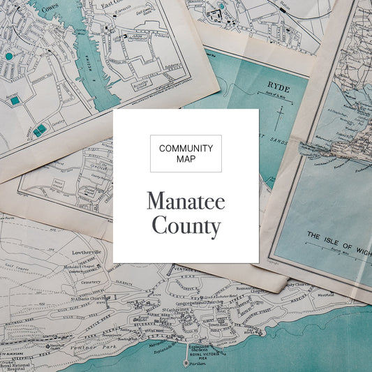 Manatee County Map (50 Pack)