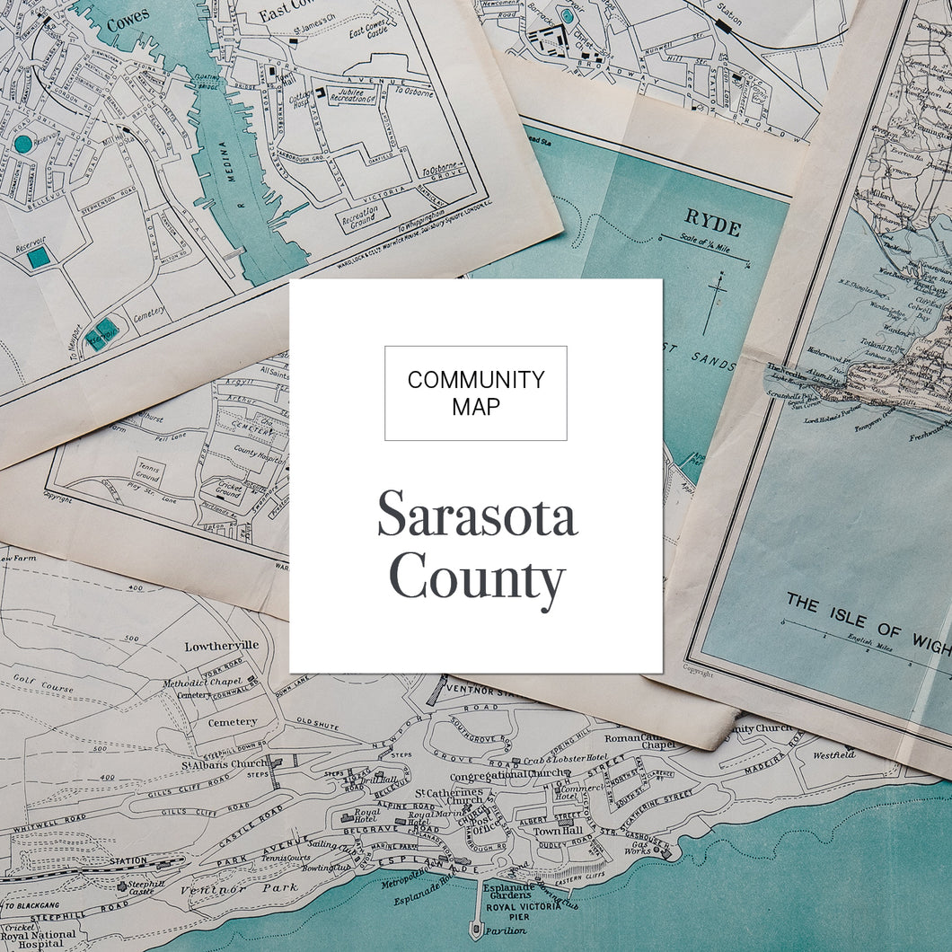Sarasota County Map (20 Pack)