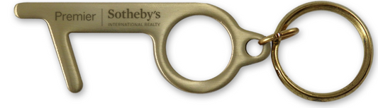 Touchless Door Opener Keychain - Gold